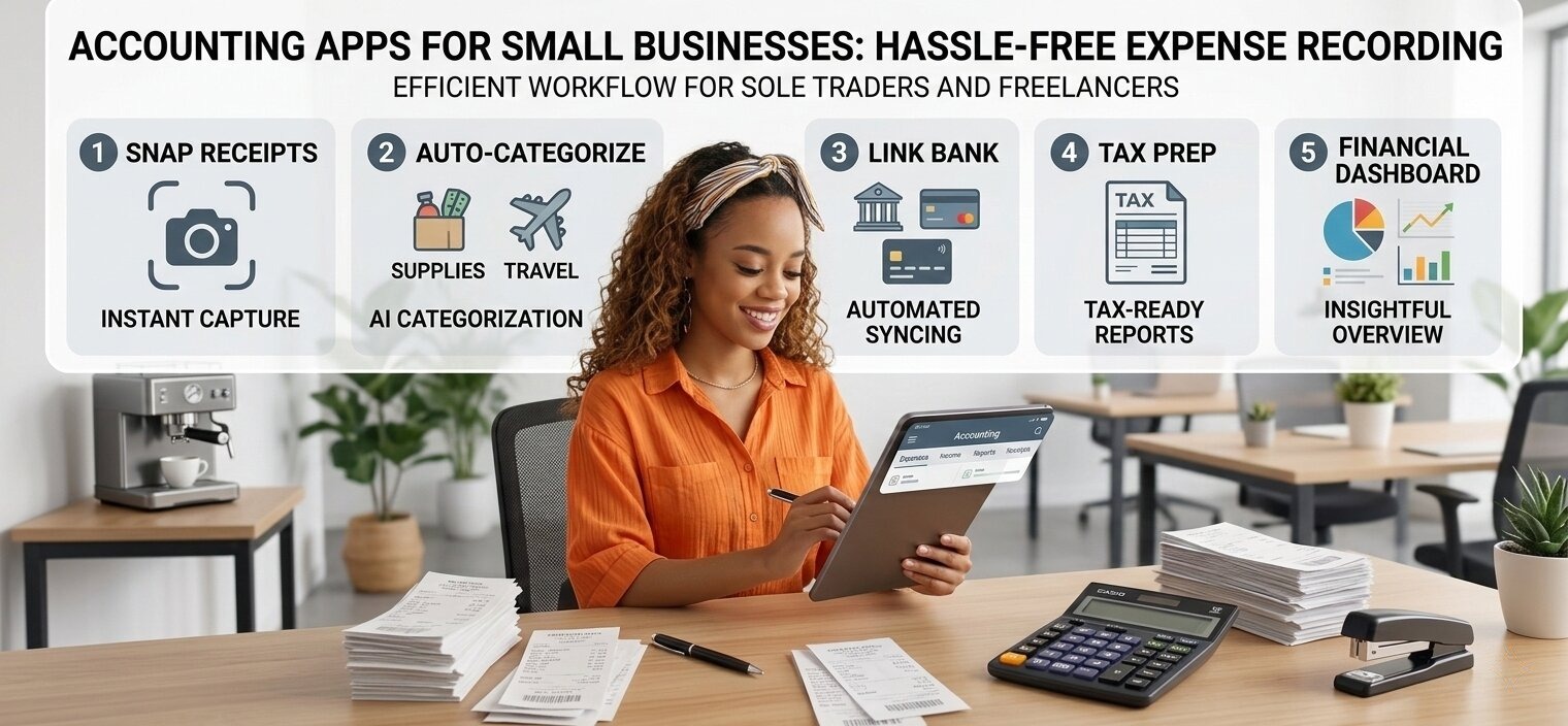 Accounting Apps for Small Businesses: Hassle-free Expense Recording