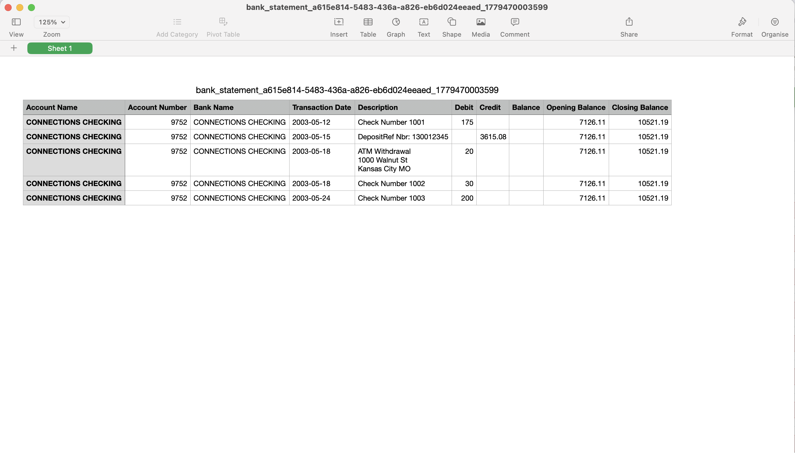 Preview Your CSV Report