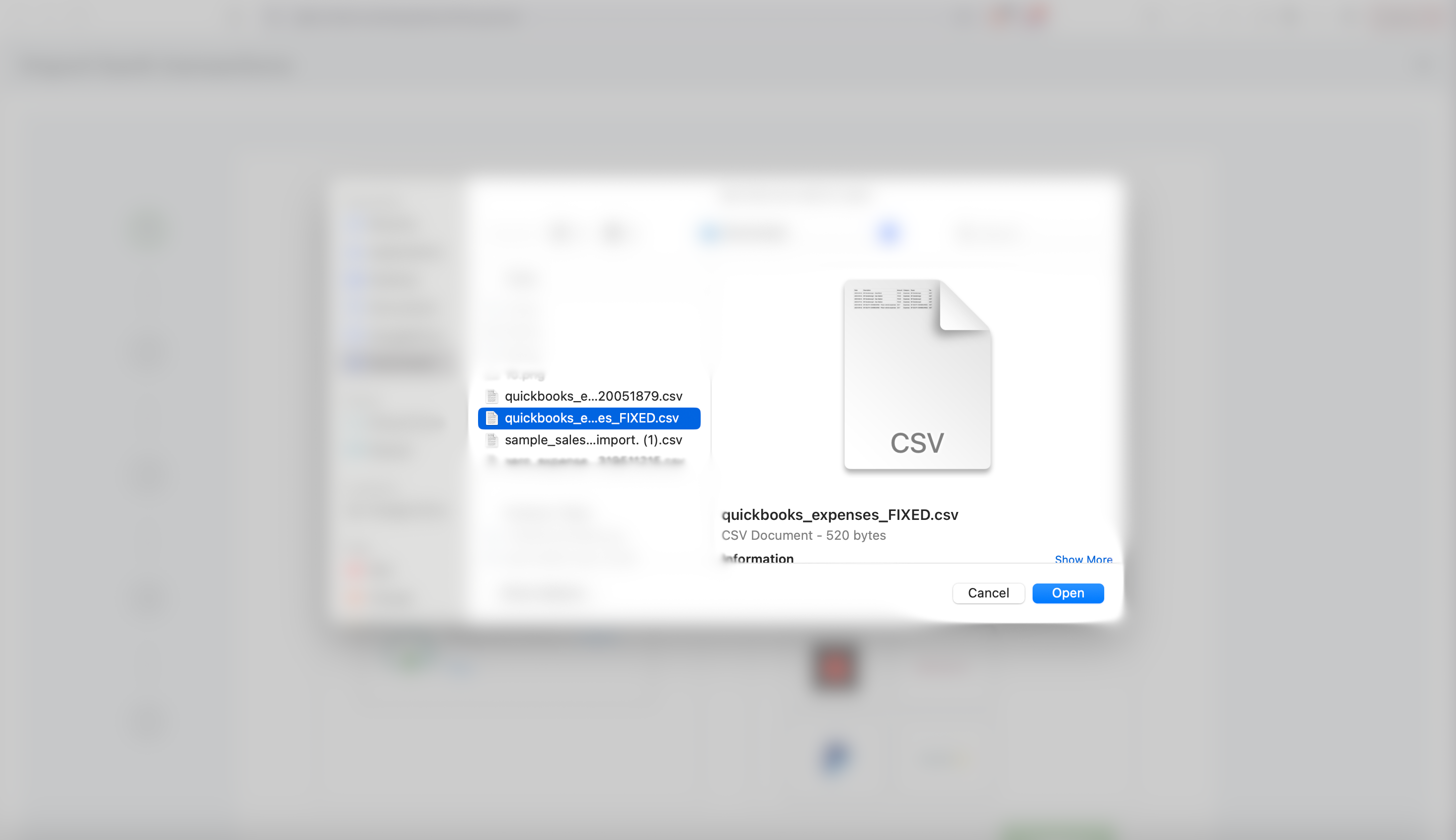 Select Your File